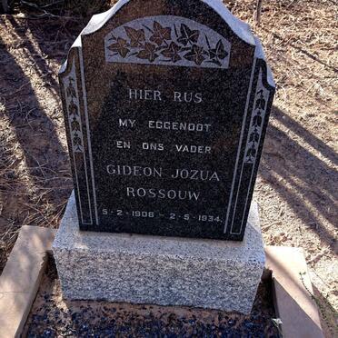ROSSOUW Gideon Jozua 1906-1934