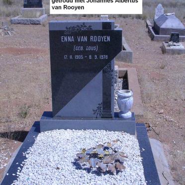 ROOYEN Anna Sussana Jacomina, van nee GOUS 1905-1978
