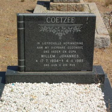 COETZEE Willem Johannes 1904-1985