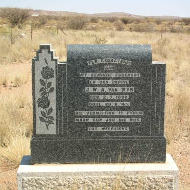 WYK  J.W.A., van 1898-1945