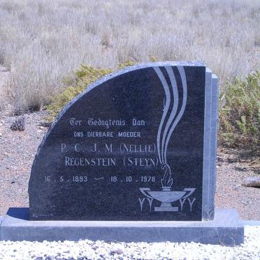 REGENSTEIN  P.C.J.M. geb. STEYN 1893-1978