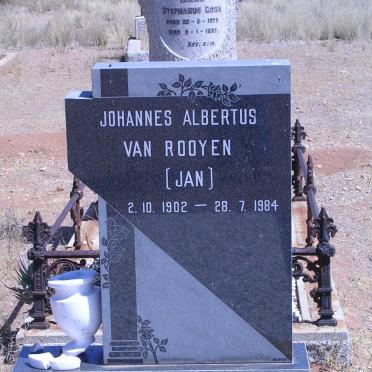 ROOYEN Johannes Albertus, van 1902-1984