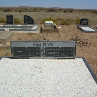 WYK Gerrit, van 1897-1990 &amp; Maria Martha Margaretha 1911-1989