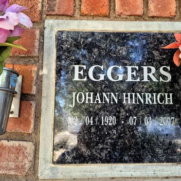 EGGERS Johann Hinrich 1920-2007