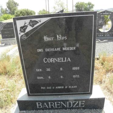 BARENDZE Cornelia 1868-1972
