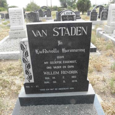 STADEN Willem Hendrik, van 1913-1974