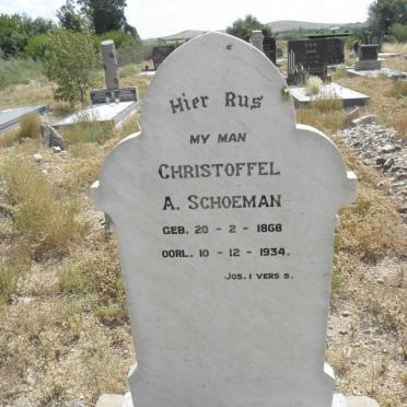 SCHOEMAN Christoffel A. 1868-1934