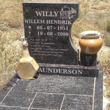 SAUNDERSON Willem Hendrik 1951-2000
