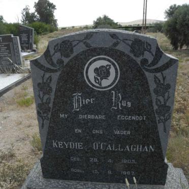 O'CALLAGHAN Keydie 1905-1967