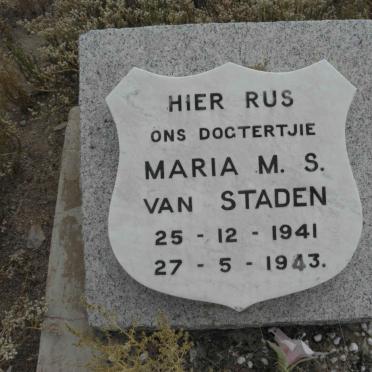 STADEN Maria M.S., van 1941-1943