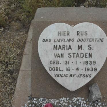 STADEN Maria M.S.,van 1939-1939