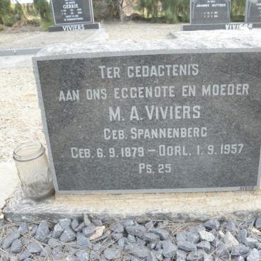 VIVIERS M.A. nee SPANNENBERG 1879-1957