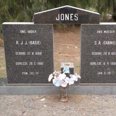 JONES H.J.J. 1888-1980 &amp; S.A. 1893-1980