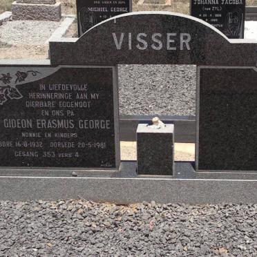 VISSER Gideon Erasmus George 1932-1981