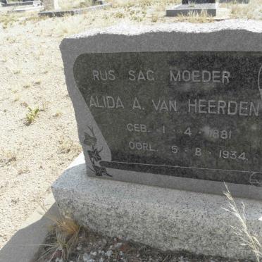 HEERDEN Alida A., van 1881-1934