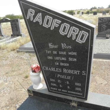 RADFORD Charles Robert S. 1961-1981
