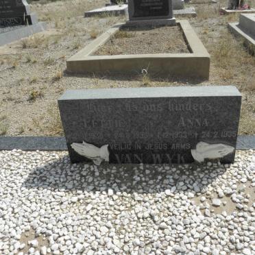 WYK Lettie, van 1930-1933 :: VAN WYK Anna 1933-1935