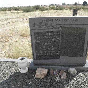 LOUW Lucas Johannes 1917-1981