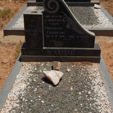 NAUDE Abraham Francois 1906-1976
