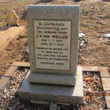 WIELLIGH J.H., von 1847-1932