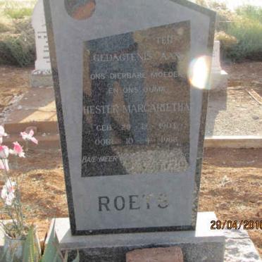 ROETS Hester Margarietha 190?-19??