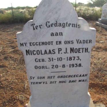 NOETH Nicolaas P.J. 1873-1938 