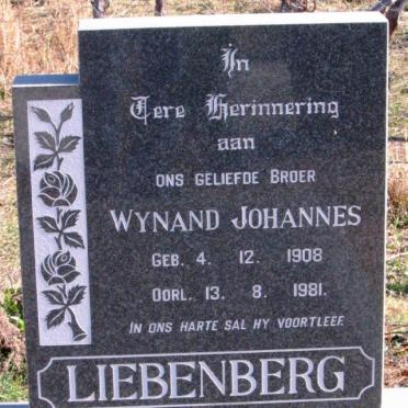 LIEBENBERG Wynand Johannes 1908-1981