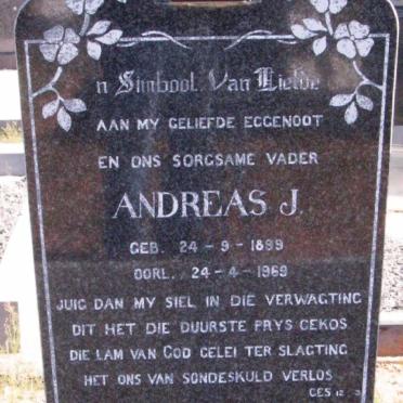 LIEBENBERG Andreas J. 1899-1969