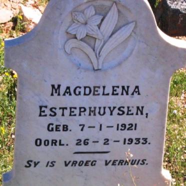 ESTERHUYSEN Magdalena 1921-1933