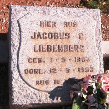 LIEBENBERG Jacobus C. 1893-1953