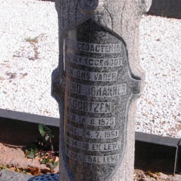 KOORTZEN Barend Johannes 1879-1961 