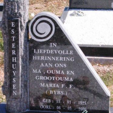 ESTERHUYSEN Maria F.F. 1925-2006