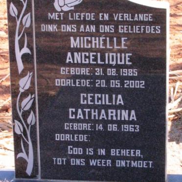VISSER Cecilia Catharina 1963 :: VISSER Michelle Angelique 1985-2002