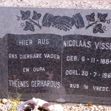 VISSER Theunis Gerhardus Nicolaas 1884-1961