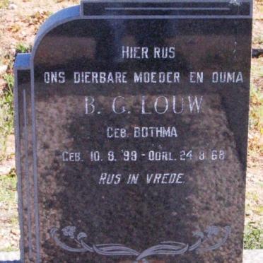 LOUW B.C. nee BOTHMA  1895-1966