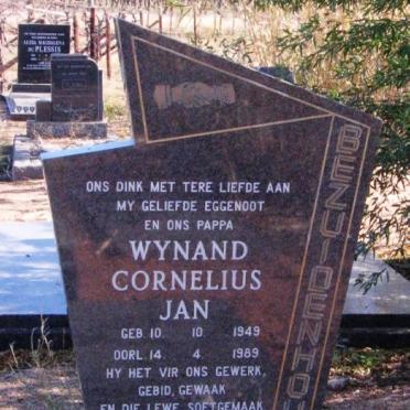 BEZUIDENHOUT Wynand Cornelius Jan 1949-1989