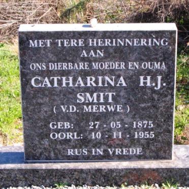 SMIT Catharina H.J. nee van der MERWE 1875-1955