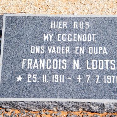 LOOTS Francois N. 1911-1976