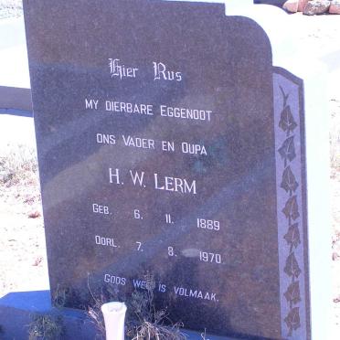 LERM H.W. 1889-1970