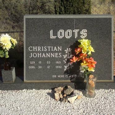 LOOTS Christian Johannes 1921-1992