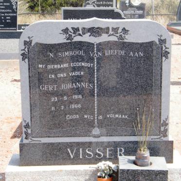 VISSER Gert Johannes 1916-1968