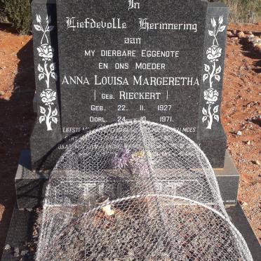 THI?T Anna Louisa Margeretha nee RIECKERT 1927-1971