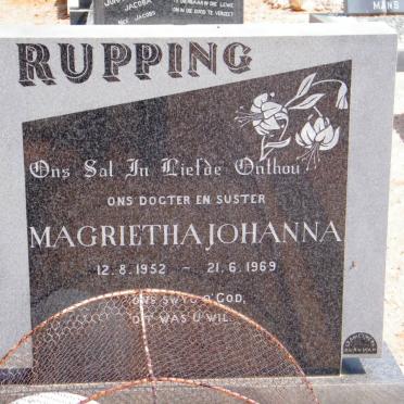 RUPPING Magrietha Johanna 1952-1969