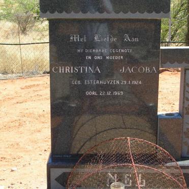 NEL Christina Jacoba nee ESTERHUYZEN 1924-1969