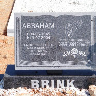 BRINK Abraham 1945-2004