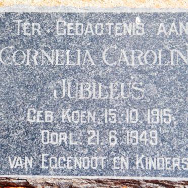 JUBILEUS Cornelia Carolina, nee KOEN 1915-1949
