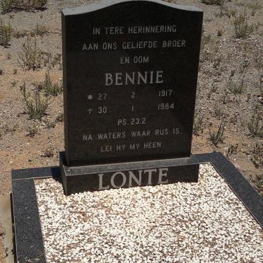 LONTE Bennie 1917-1984