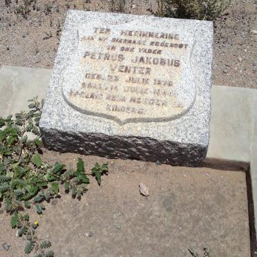 VENTER Petrus Jakobus 1876-1944