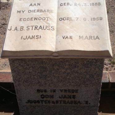 STRAUSS J.A.B. 1888-1959