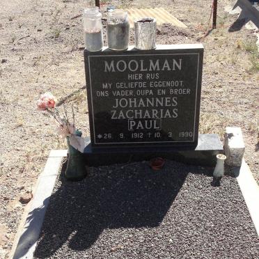 MOOLMAN Johannes Zacharias 1912-1990